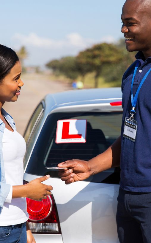 a happy customer after the service